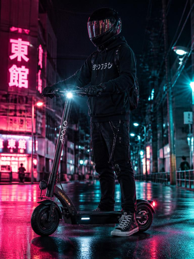 E-Scooters — Standing kick scooters built for silent, stealthy city runs.